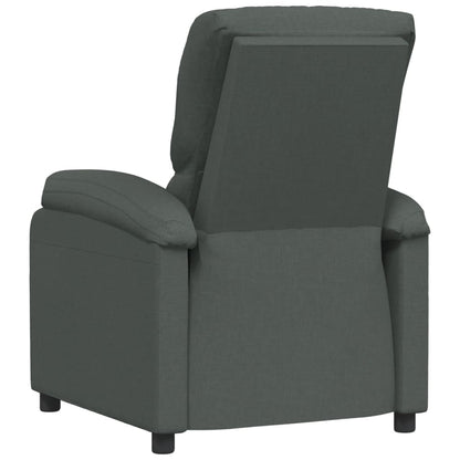 vidaXL Relaxsessel Dunkelgrau Stoff