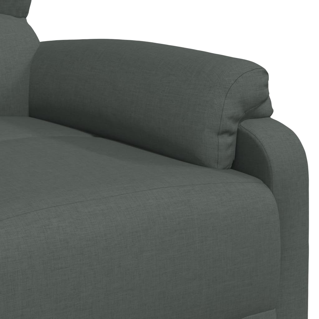 vidaXL Relaxsessel Dunkelgrau Stoff