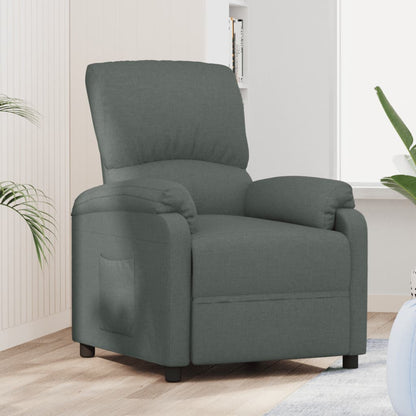 vidaXL Relaxsessel Dunkelgrau Stoff