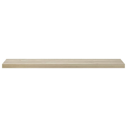 Schweberegale 4 Stk. Eichen-Optik 120x23,5x3,8 cm MDF