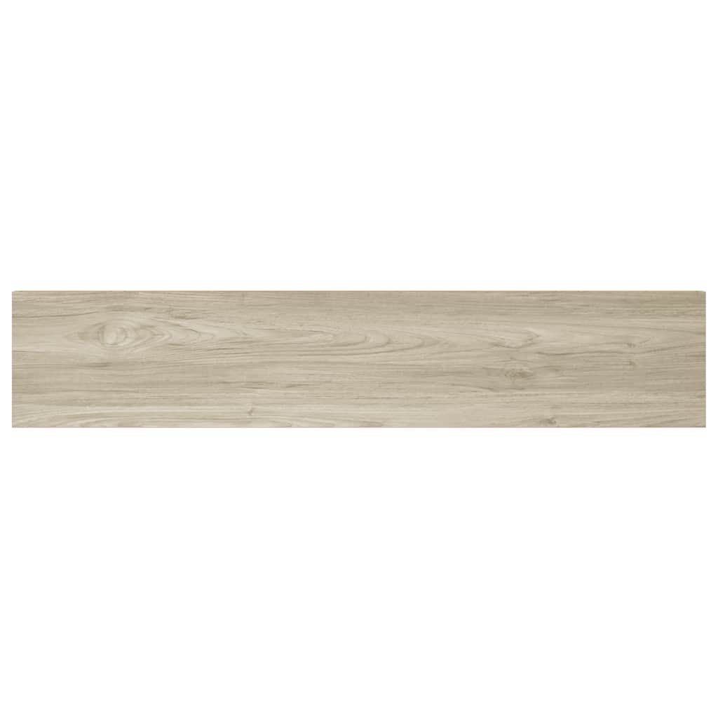 Schweberegale 4 Stk. Eichen-Optik 120x23,5x3,8 cm MDF