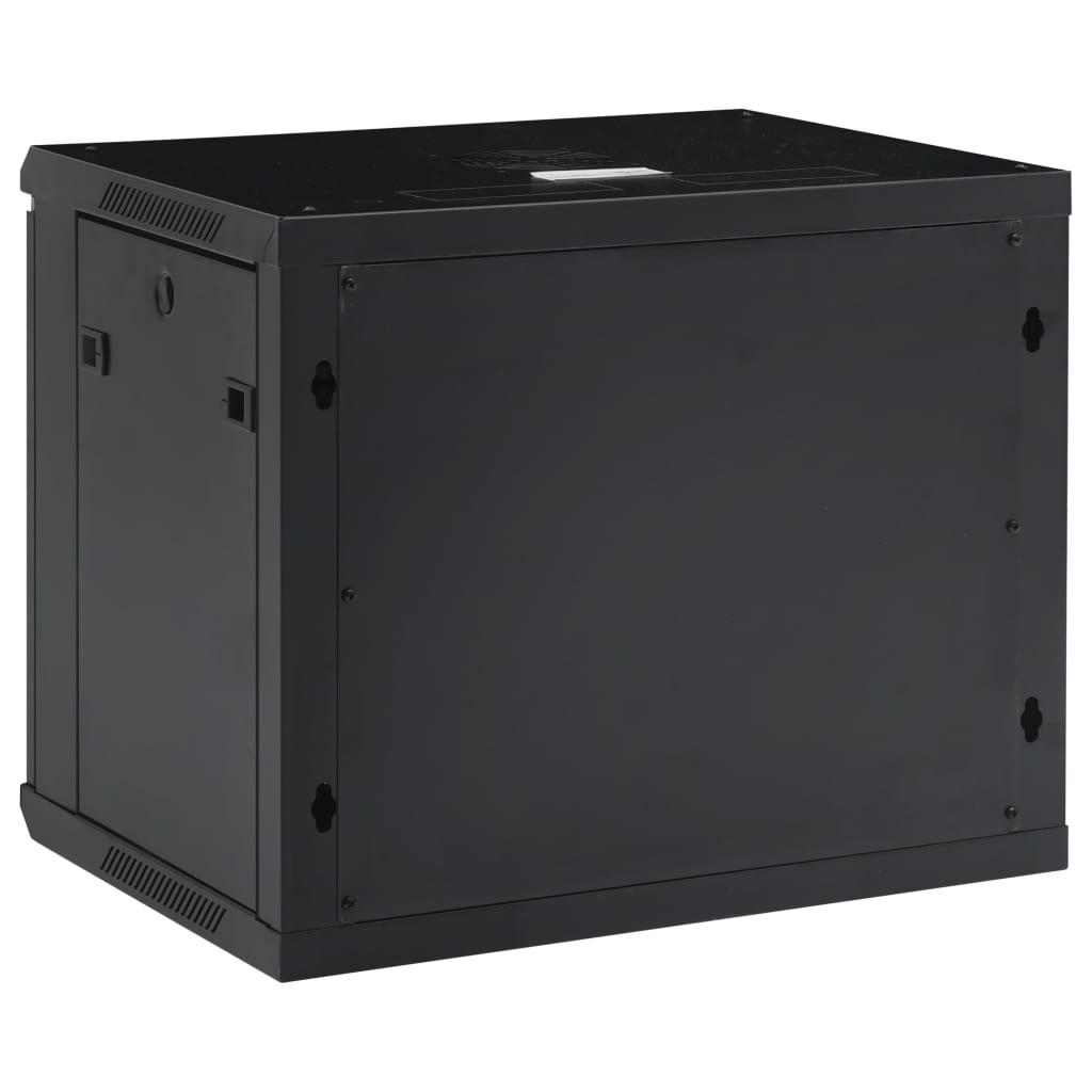vidaXL 9U Netzwerkschrank Wandmontage 19" IP20 600x450x510 mm