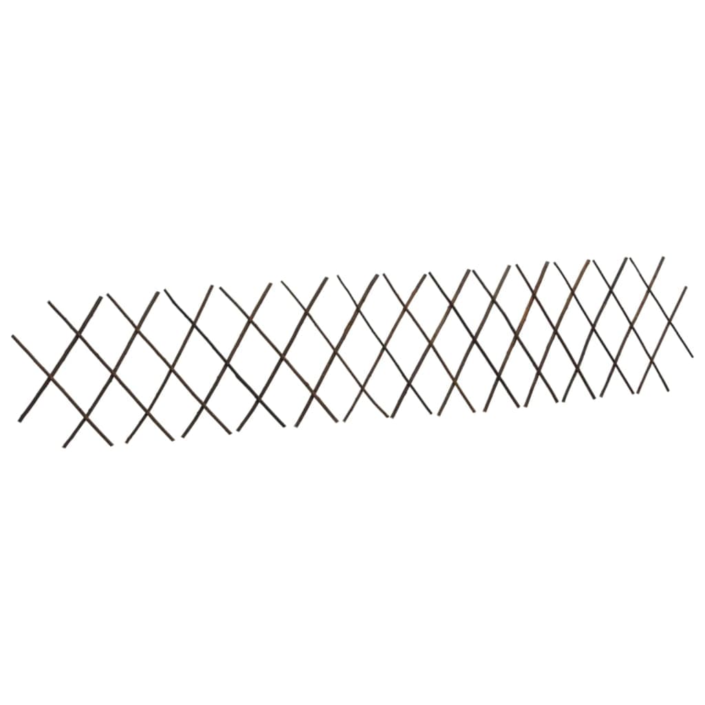 vidaXL Weidenzaun-Rankgitter 5 Stk. 180x30 cm