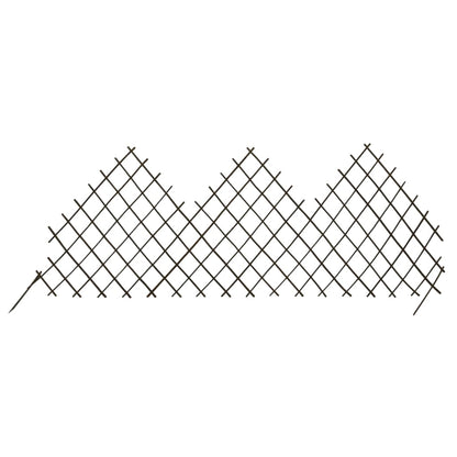 vidaXL Garten-Rankzaun 5 Stk. 170x75 cm Weide