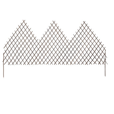 vidaXL Garten-Rankzaun 5 Stk. 170x105 cm Weide