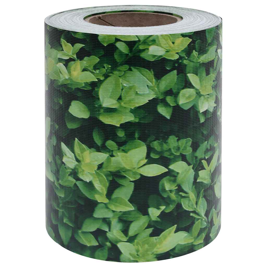 vidaXL Garten-Sichtschutz PVC 70x0,19 m Grün