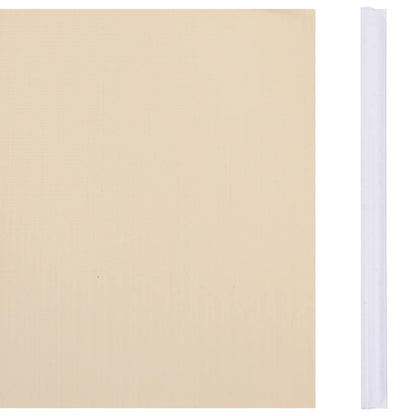 vidaXL Garten-Sichtschutz PVC 35x0,19 m Creme
