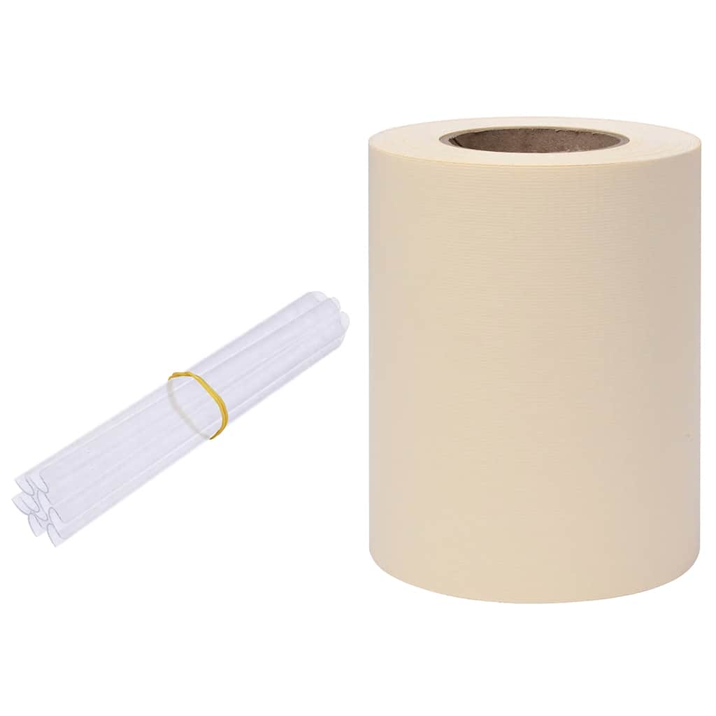 vidaXL Garten-Sichtschutz PVC 70x0,19 m Creme