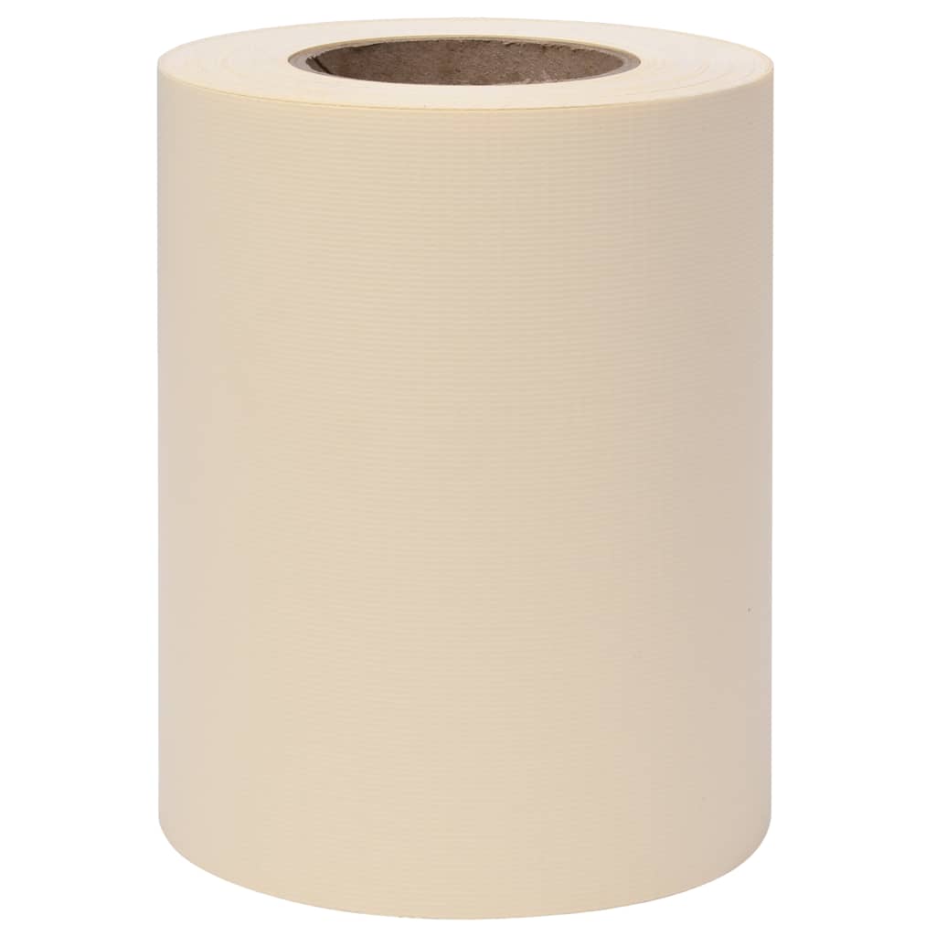 vidaXL Garten-Sichtschutz 4 Stk. PVC 35x0,19 m Creme