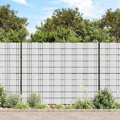 vidaXL Garten-Sichtschutz PVC 70x0,19 m Weiß