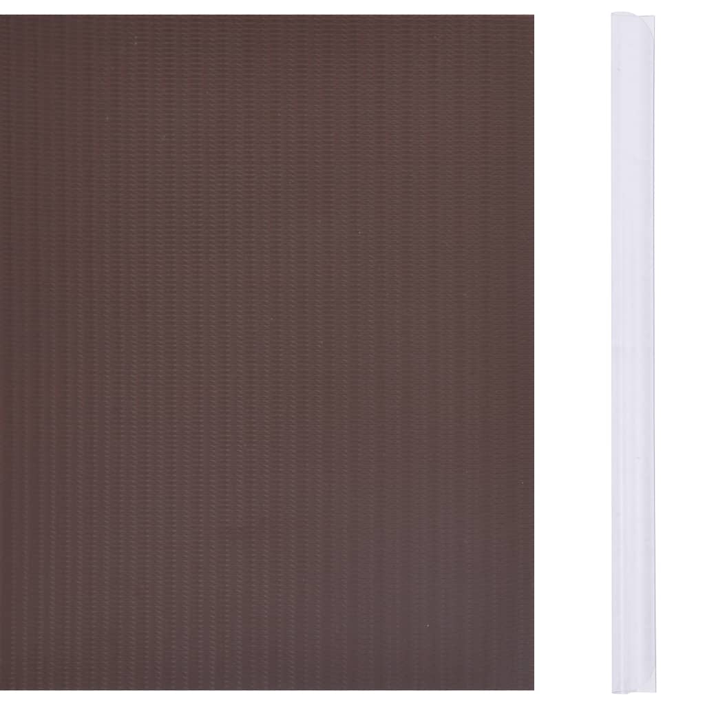 vidaXL Garten-Sichtschutz PVC 35x0,19 m Braun