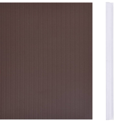 vidaXL Garten-Sichtschutz PVC 35x0,19 m Braun