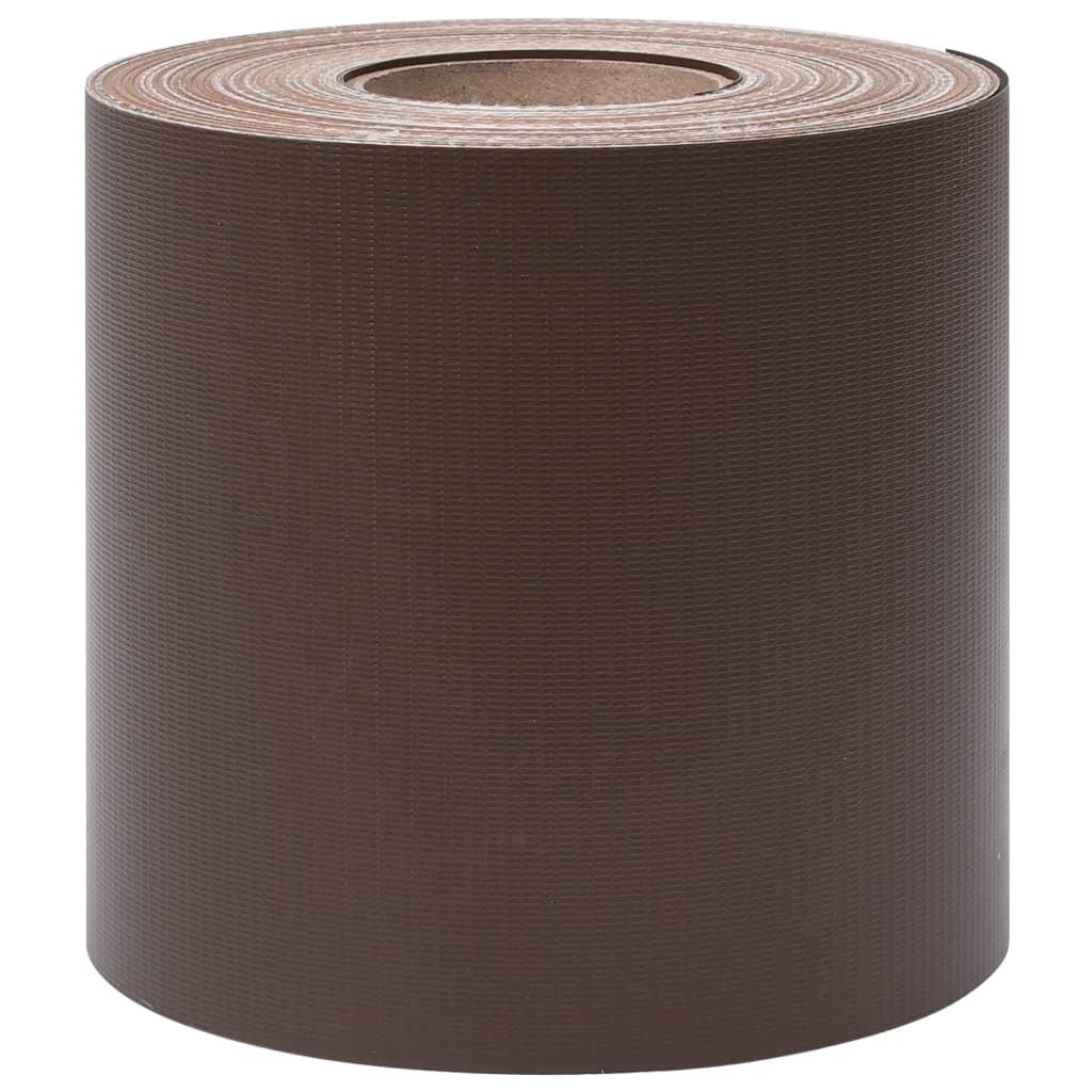 vidaXL Garten-Sichtschutz PVC 35x0,19 m Braun