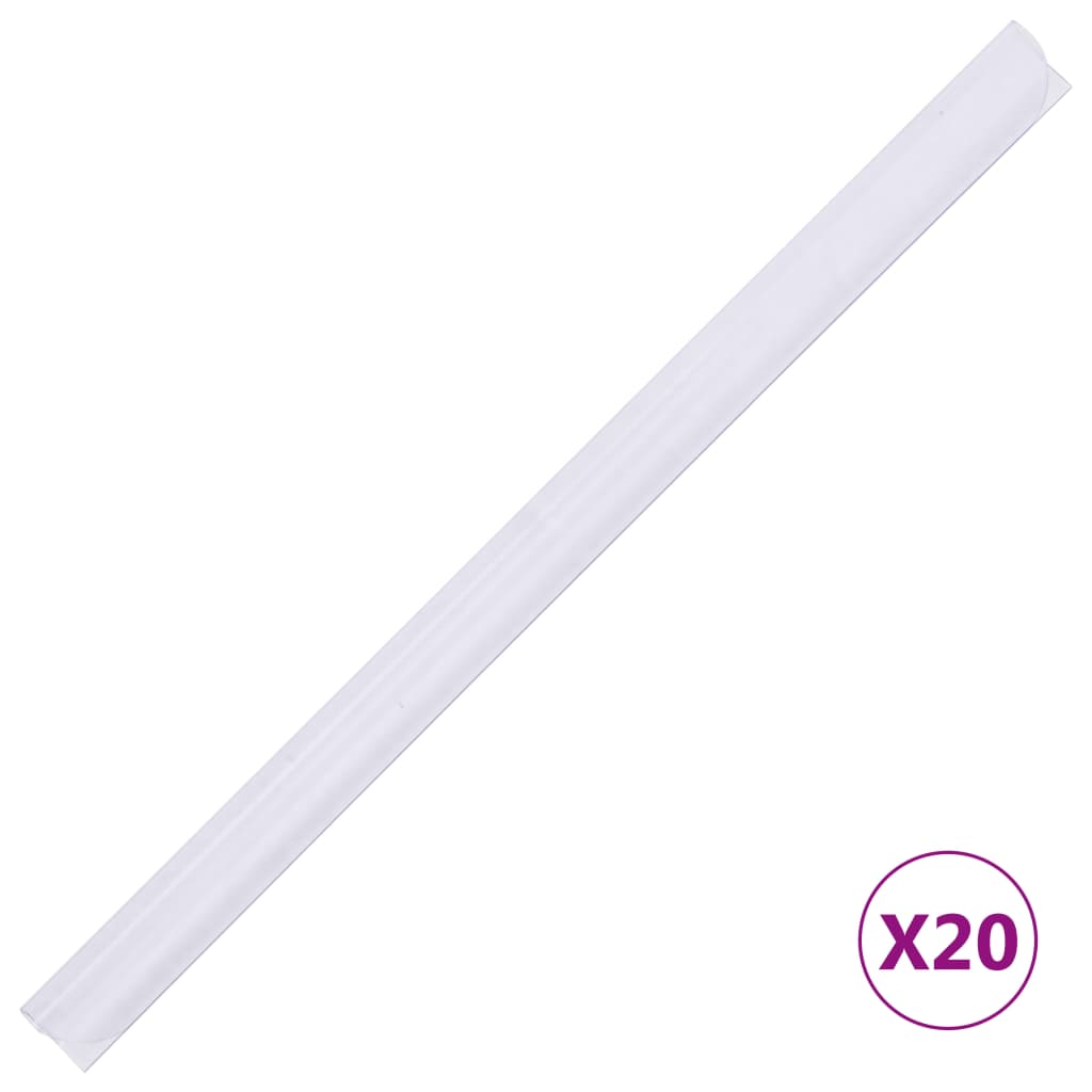 vidaXL Garten-Sichtschutz PVC 35x0,19 m Braun