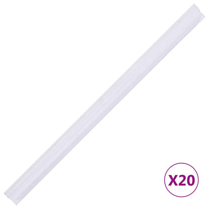 vidaXL Garten-Sichtschutz PVC 35x0,19 m Braun