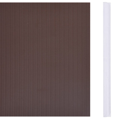 vidaXL Garten-Sichtschutz PVC 70x0,19 m Braun