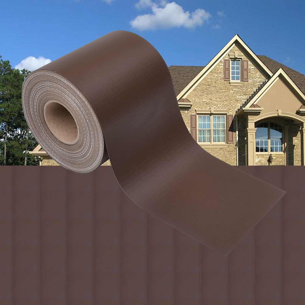 vidaXL Garten-Sichtschutz PVC 70x0,19 m Braun