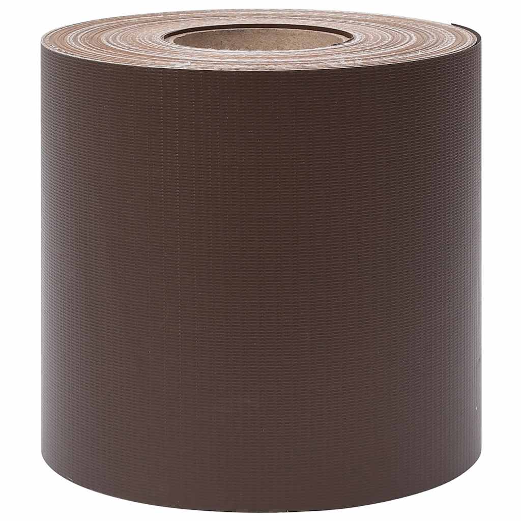vidaXL Garten-Sichtschutz 4 Stk. PVC 35x0,19 m Braun
