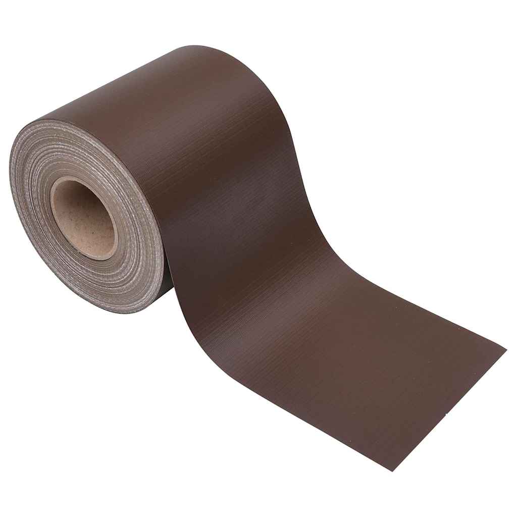 vidaXL Garten-Sichtschutz 4 Stk. PVC 35x0,19 m Braun