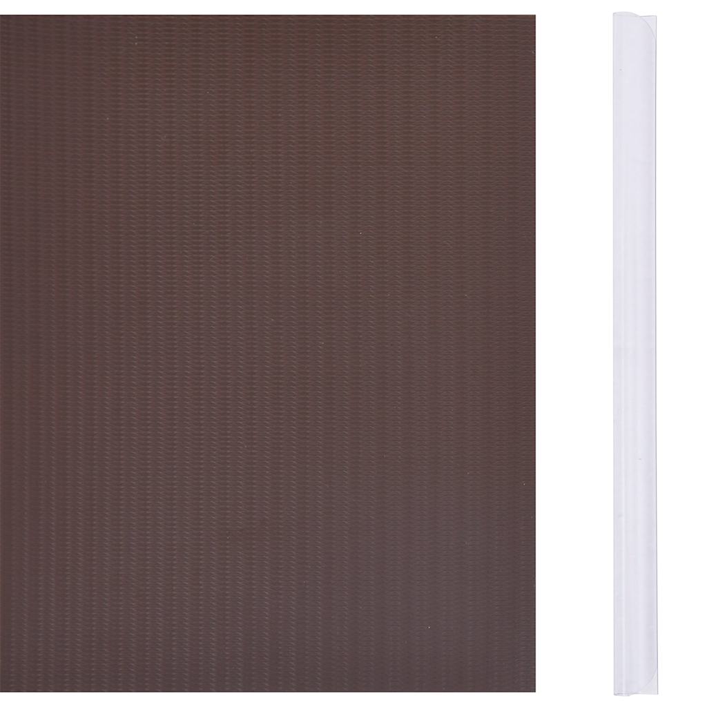 vidaXL Garten-Sichtschutz 4 Stk. PVC 35x0,19 m Braun