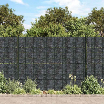 vidaXL Garten-Sichtschutz 4 Stk. PVC 35x0,19 m Grau