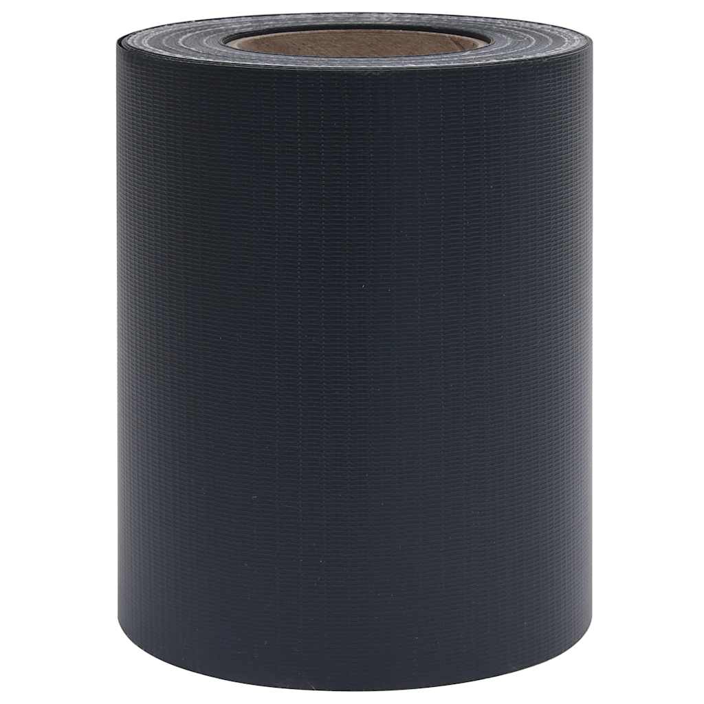 vidaXL Garten-Sichtschutz 4 Stk. PVC 35x0,19 m Matt-Dunkelgrau