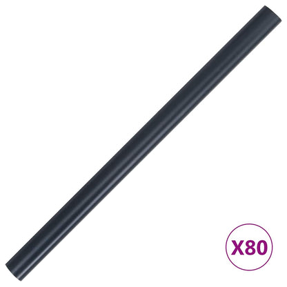 vidaXL Garten-Sichtschutz 4 Stk. PVC 35x0,19 m Matt-Dunkelgrau