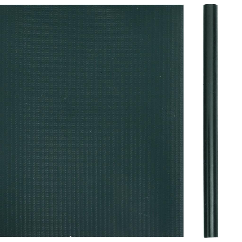 vidaXL Garten-Sichtschutz 4 Stk. PVC 35x0,19 m Mattgrün