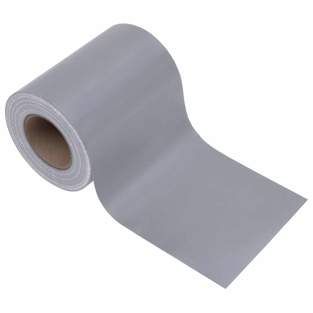 vidaXL Garten-Sichtschutz PVC 35x0,19 m Matt-Hellgrau