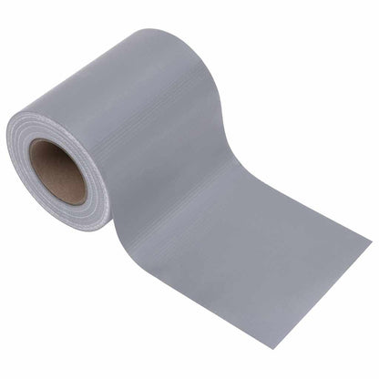 vidaXL Garten-Sichtschutz PVC 35x0,19 m Matt-Hellgrau