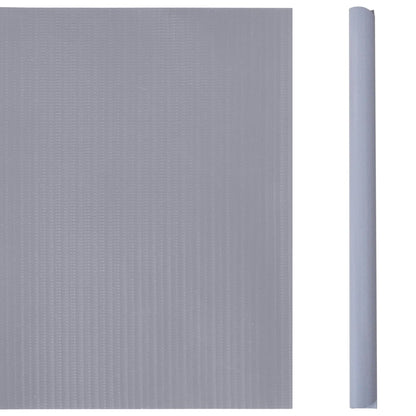 vidaXL Garten-Sichtschutz 4 Stk. PVC 35x0,19 m Matt-Hellgrau