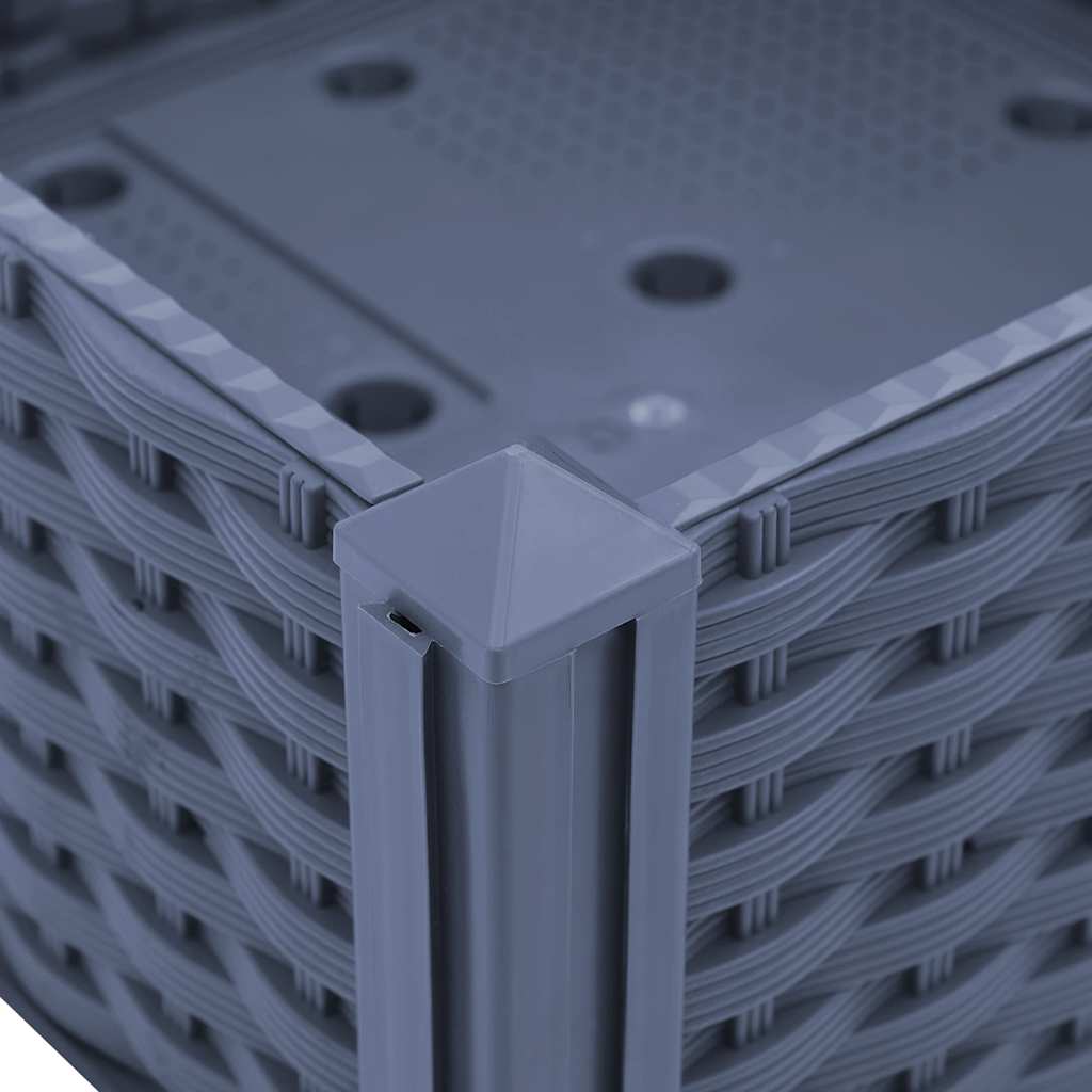 Hochbeet 120x40x23 cm Polypropylen