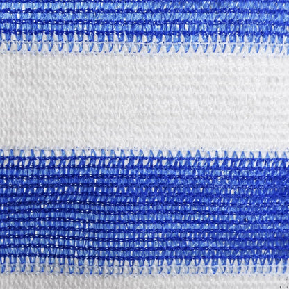 vidaXL Balkon-Sichtschutz Blau und Weiß 120x400 cm HDPE