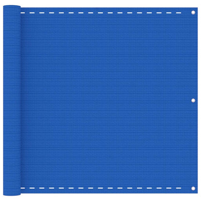 vidaXL Balkon-Sichtschutz Blau 90x600 cm HDPE