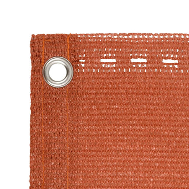 vidaXL Brise-vue de balcon orange 120x500 cm PEHD