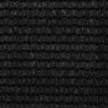 vidaXL Brise-vue de balcon noir 75x400 cm PEHD