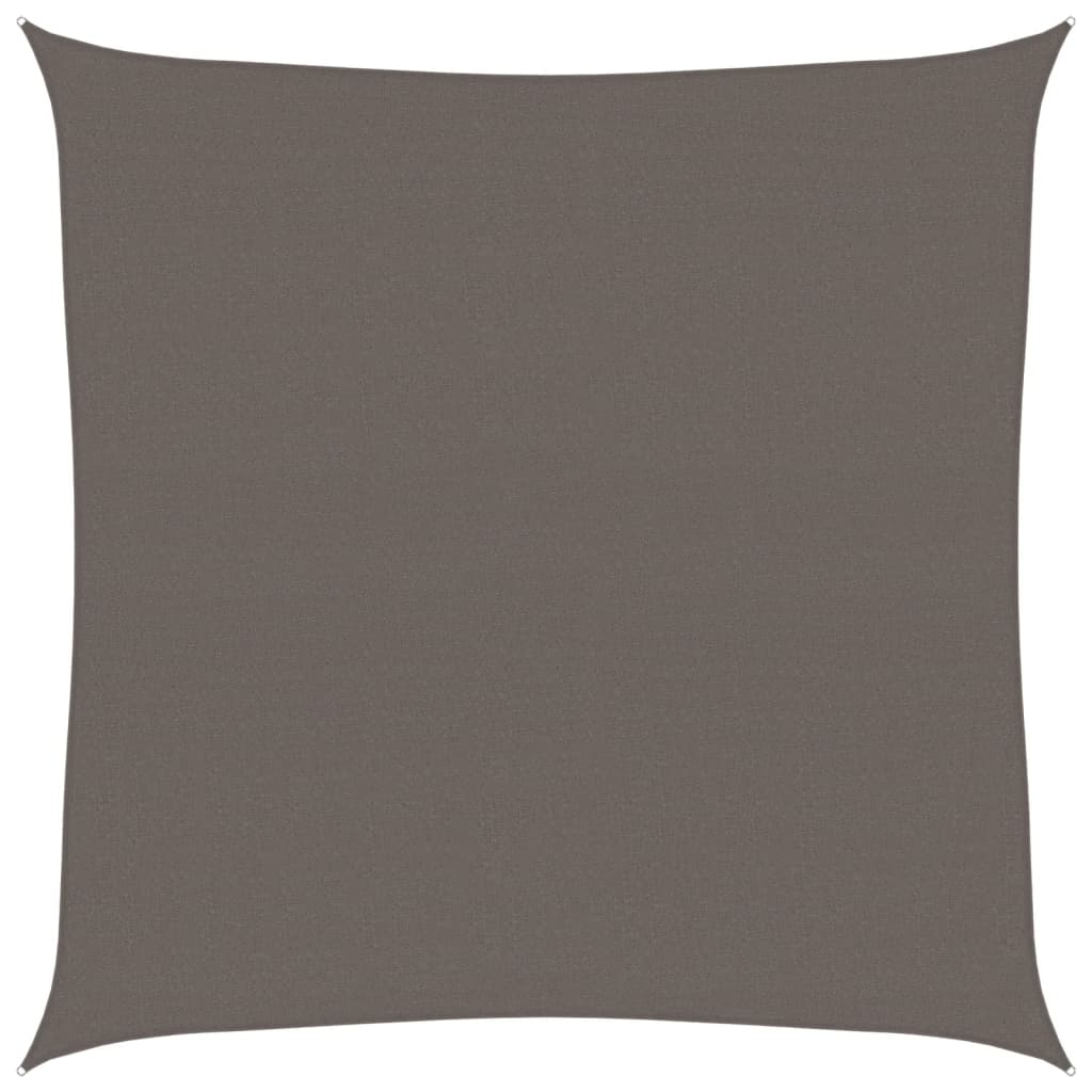 vidaXL Voile d'ombrage 160 g/m² anthracite 7x7 m HDPE