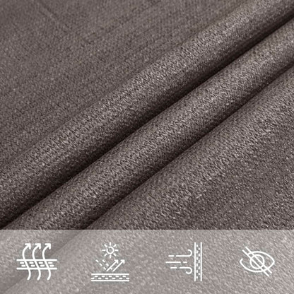 vidaXL Voile d'ombrage 160 g/m² anthracite 7x7 m HDPE