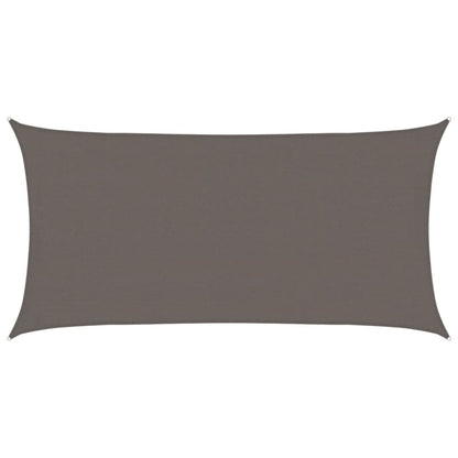 Sonnensegel 160 g/m² Anthrazit 4x7 m HDPE