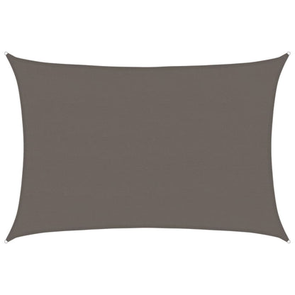vidaXL Voile d'ombrage 160 g/m² Anthracite 5x6 m HDPE