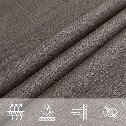 vidaXL Voile d'ombrage 160 g/m² Anthracite 5x6 m HDPE