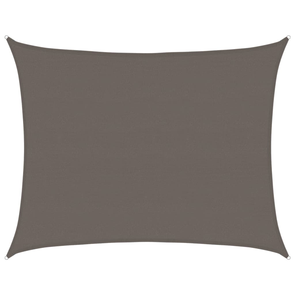 vidaXL Voile d'ombrage 160 g/m² anthracite 6x7 m HDPE