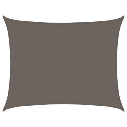 vidaXL Voile d'ombrage 160 g/m² anthracite 6x7 m HDPE
