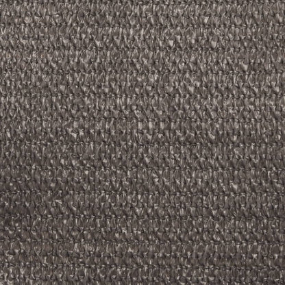vidaXL Voile d'ombrage 160 g/m² anthracite 6x7 m HDPE