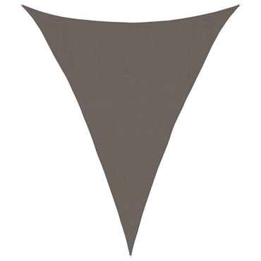 vidaXL Voile d'ombrage 160 g/m² anthracite 3x4x4 m PEHD