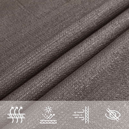 vidaXL Voile d'ombrage 160 g/m² anthracite 5x7x7 m en PEHD