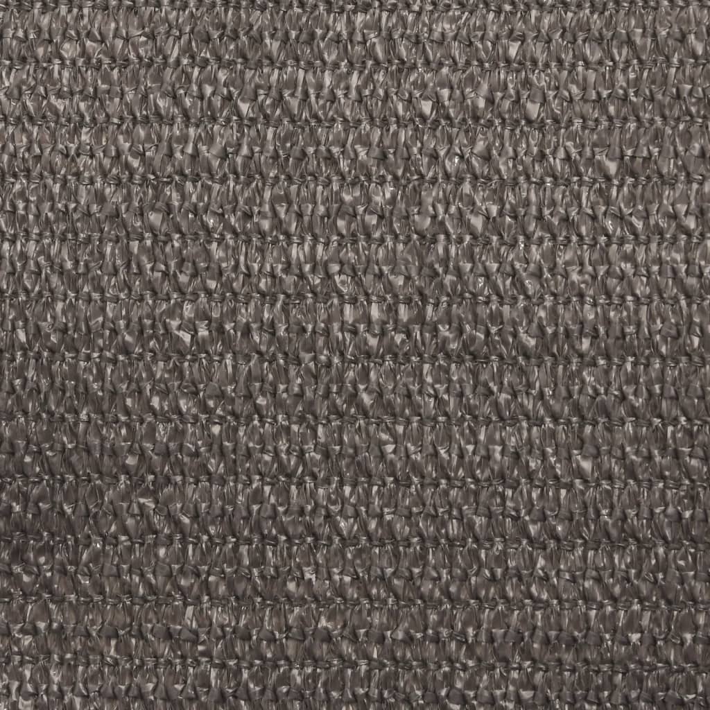 vidaXL Voile d'ombrage 160 g/m² Anthracite 6x6x6 m HDPE