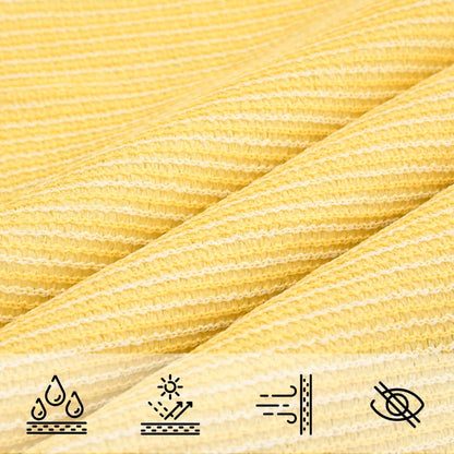 vidaXL Sonnensegel 160 g/m² Beige 2,5x4 m HDPE