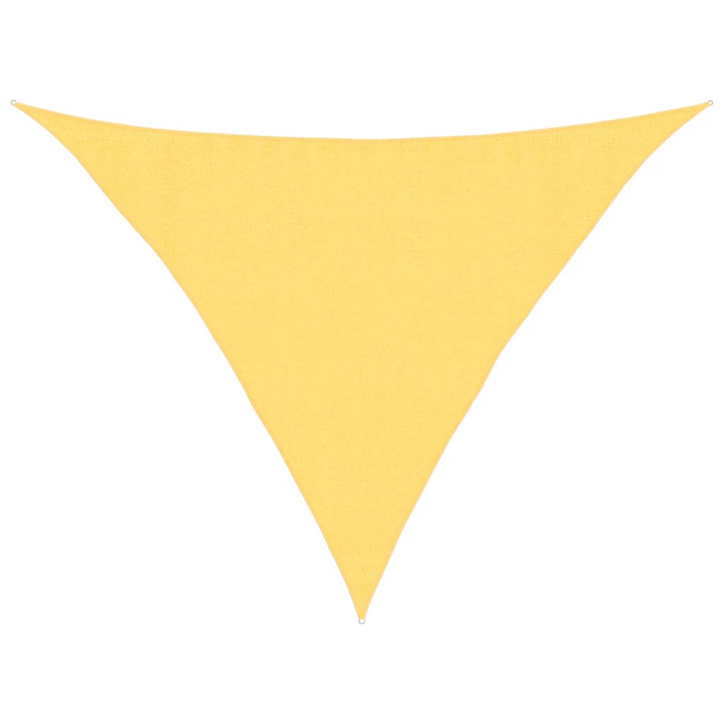 vidaXL Voile d'ombrage 160 g/m² Beige 3,5x3,5x4,9 m HDPE