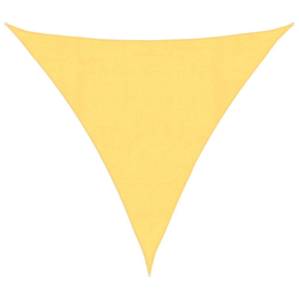 vidaXL Voile d'ombrage 160 g/m² Beige 4,5x4,5x4,5 m PEHD
